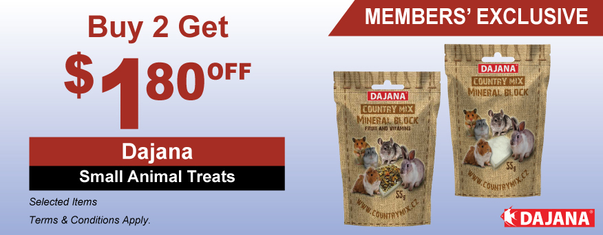 Dajana  Small Animal Treats Promo